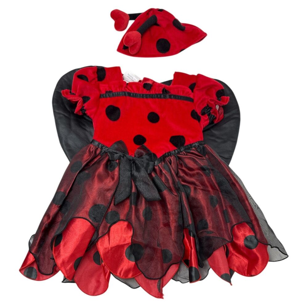 Lady Bug Costume Infant Size 18 Month dress up halloween baby